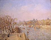 Camille Pissarro The Louvre: Morning china oil painting artist